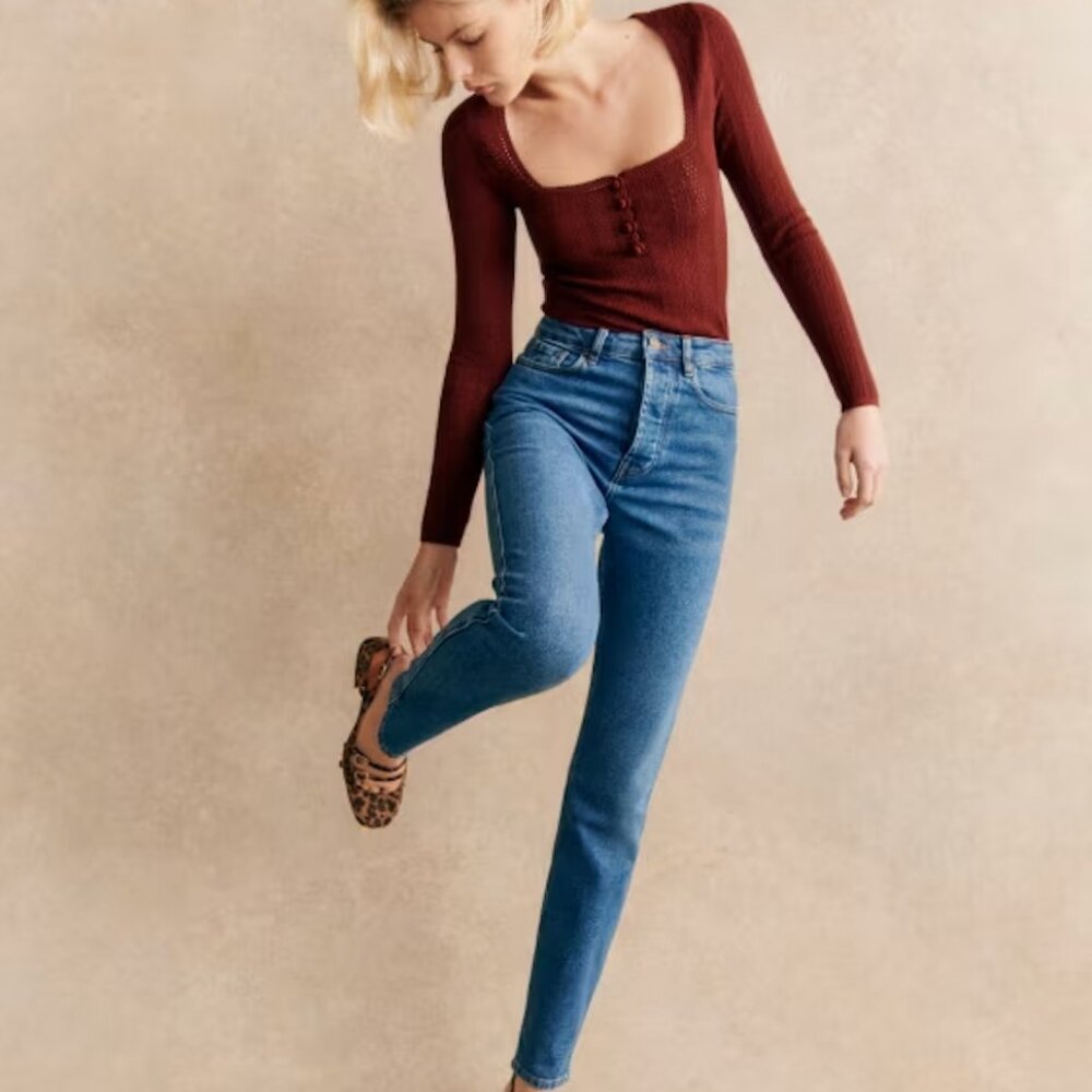Sezane Brut Sexy Denim, Size 25